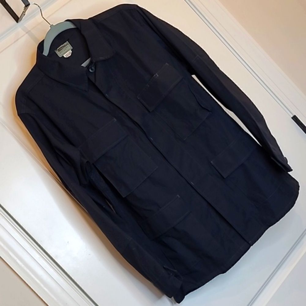 Doomsday Prepper Dark Gray Shirt Jacket